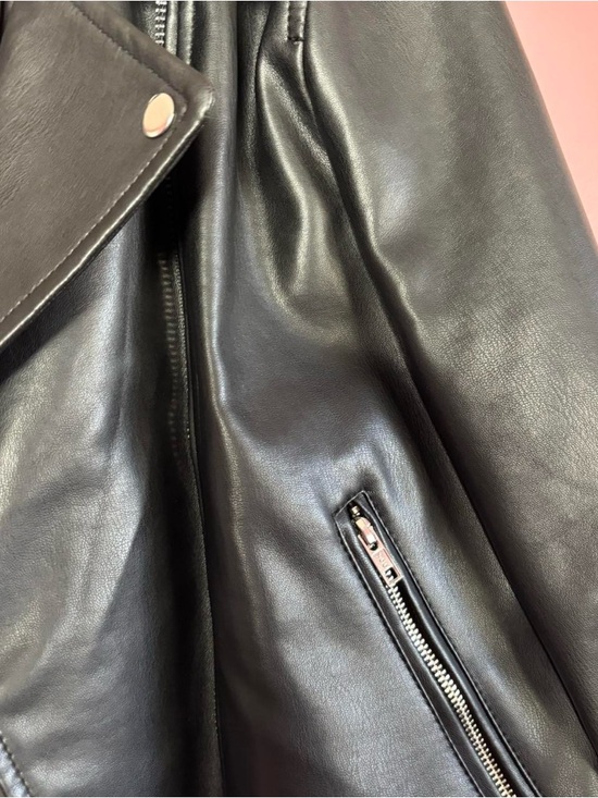 ASOS Leather Jacket - Picture 2 of 5